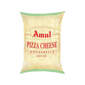 Amul Mozzarella Pizza Diced Cheese 1 kg (Pouch)