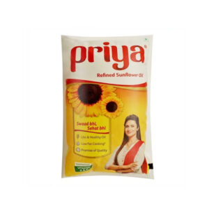 Priya Fortified With Vitamin A & D Refined Sunflower Oil 1 L